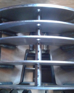 Rotor MBM 25 - 55mm Shaft complete with Hammer Cam M&M